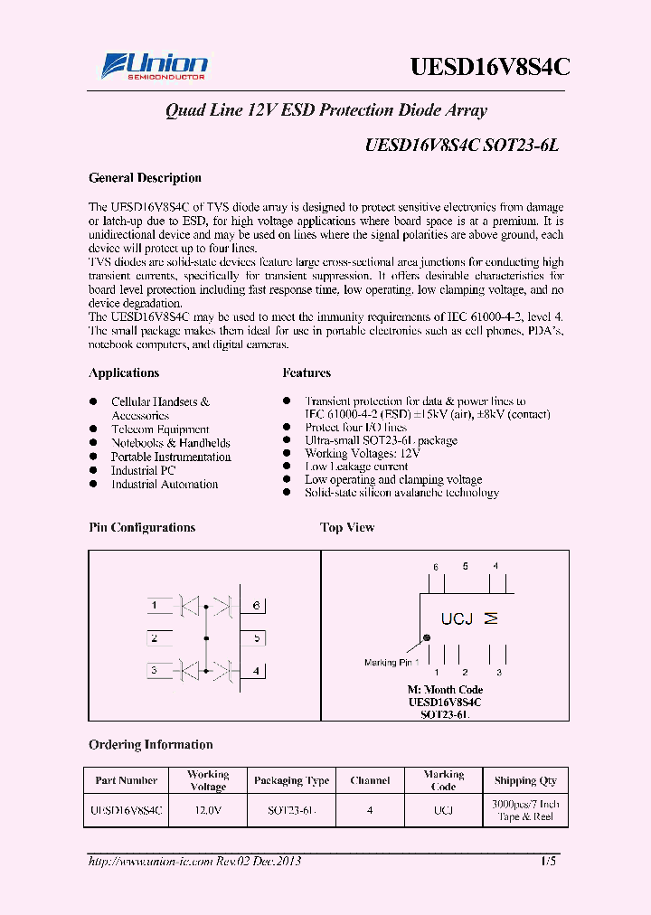 UESD16V8S4C_7696028.PDF Datasheet