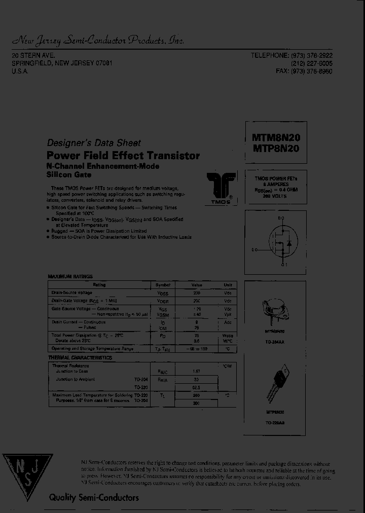 MTM8N20_7696482.PDF Datasheet