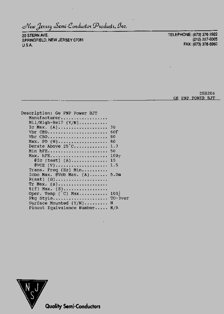 2SB206_7698218.PDF Datasheet