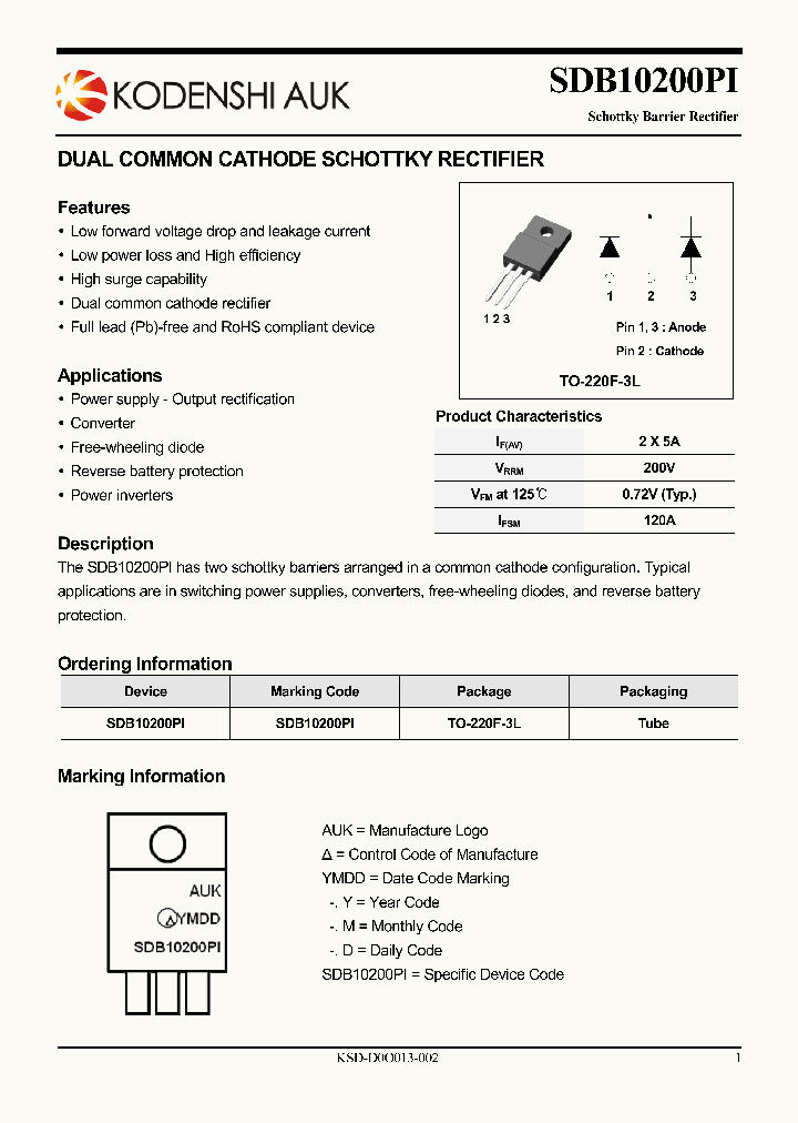 SDB10200PI_7698865.PDF Datasheet