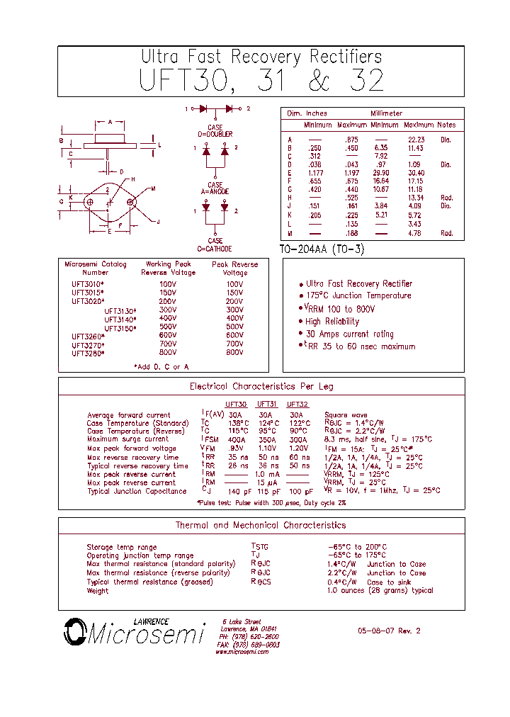 UFT3130A_7698907.PDF Datasheet