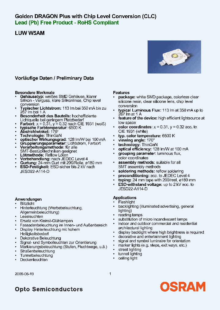 LUWW5AM-KXKZ-4C8E_7698925.PDF Datasheet