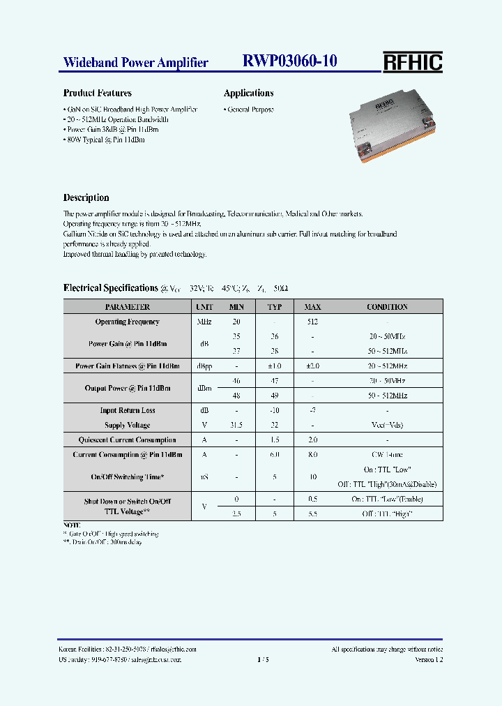 RWP03060-10_7700347.PDF Datasheet