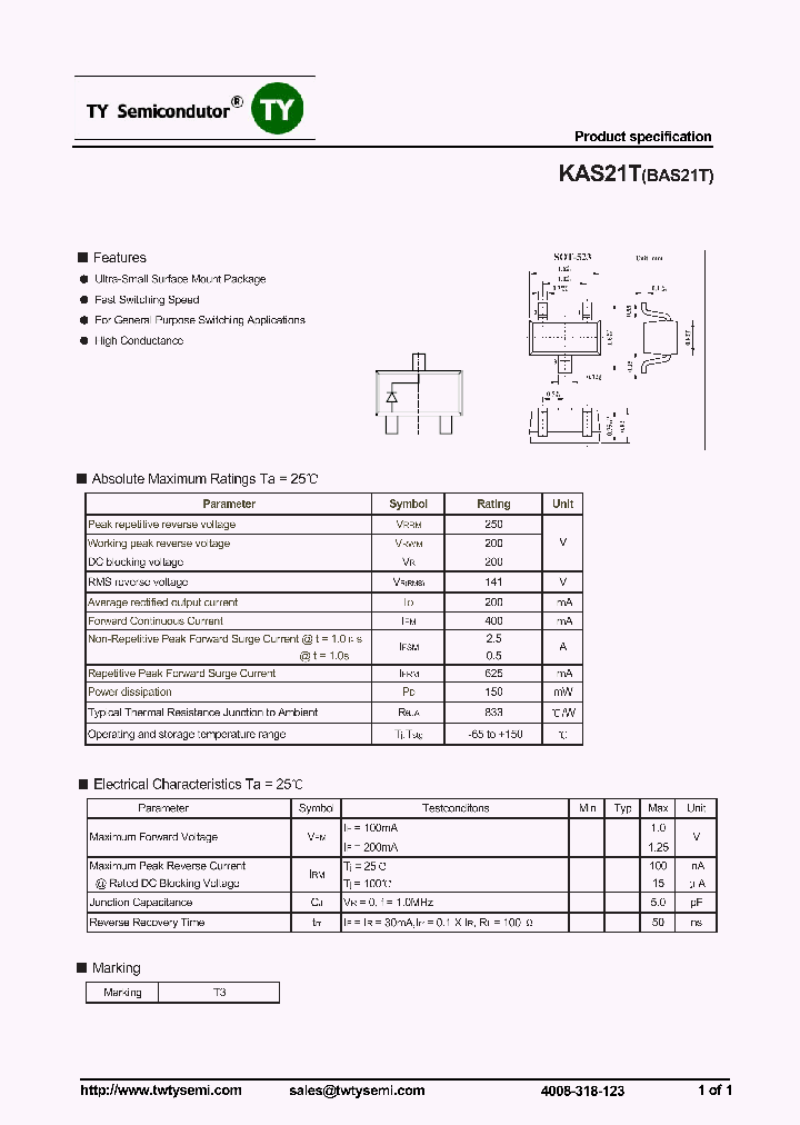 KAS21TBAS21T_7700599.PDF Datasheet