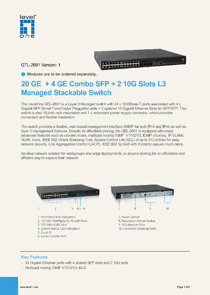 GTL-2691_7700848.PDF Datasheet