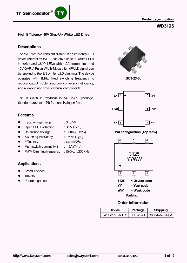 WD3125E-6TR_7700985.PDF Datasheet