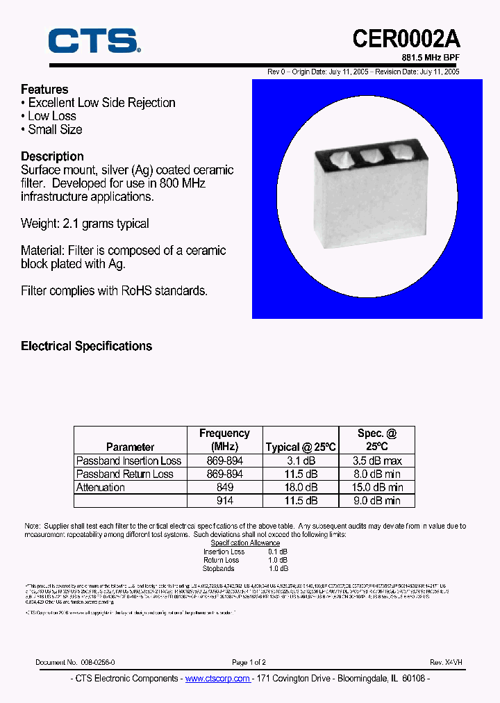 CER0002A_7701013.PDF Datasheet