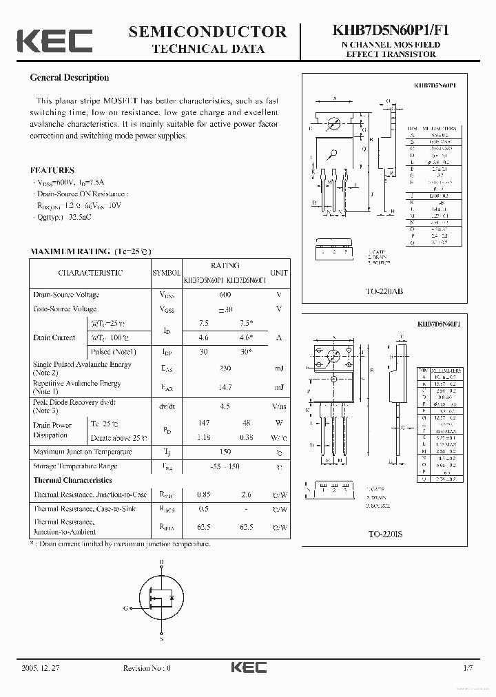 7D5N60F1_7702111.PDF Datasheet