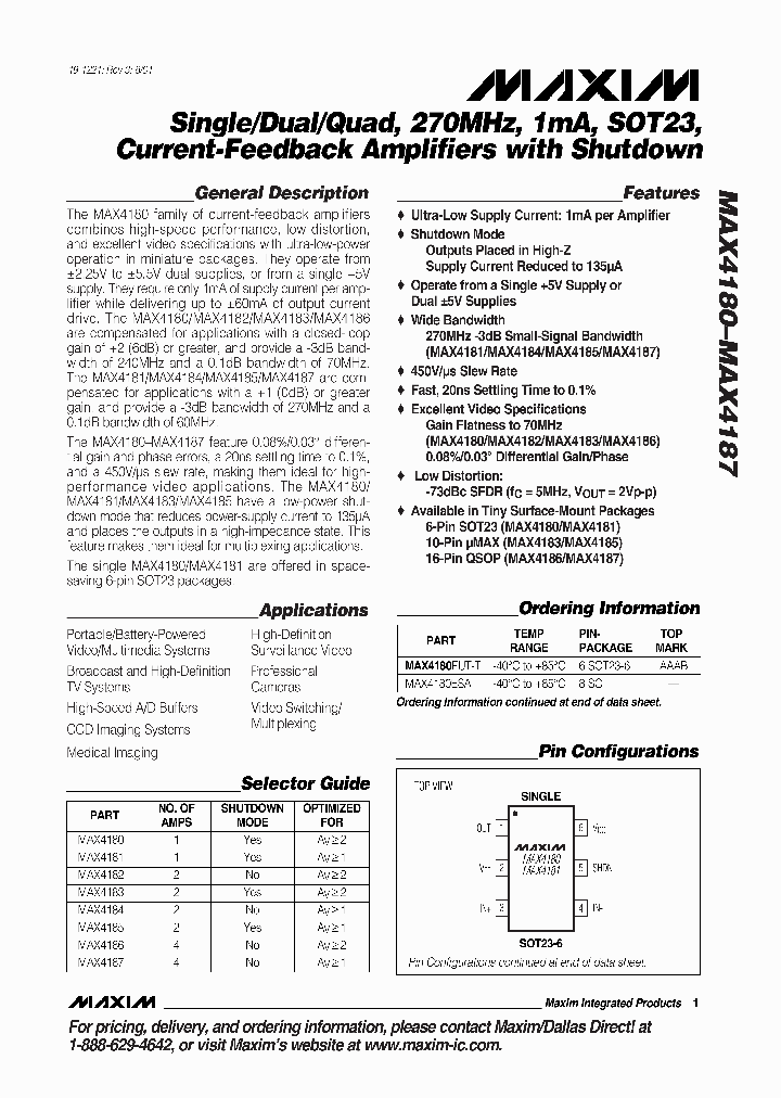 MAX4180ESA-T_7702058.PDF Datasheet