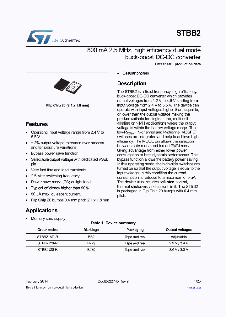 STBB2_7702699.PDF Datasheet