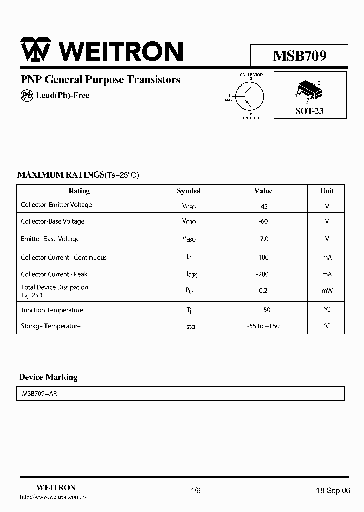 MSB709_7702703.PDF Datasheet