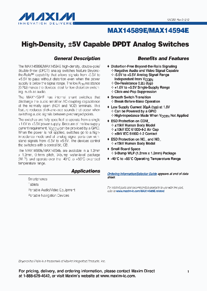 MAX14589E_7703275.PDF Datasheet