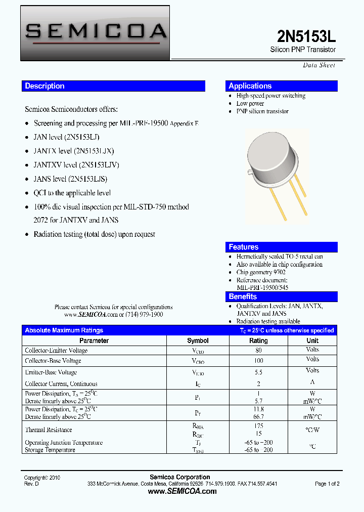 2N5153LJV_7703674.PDF Datasheet
