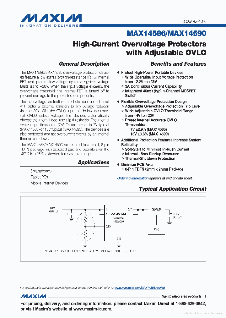 MAX14586_7703282.PDF Datasheet