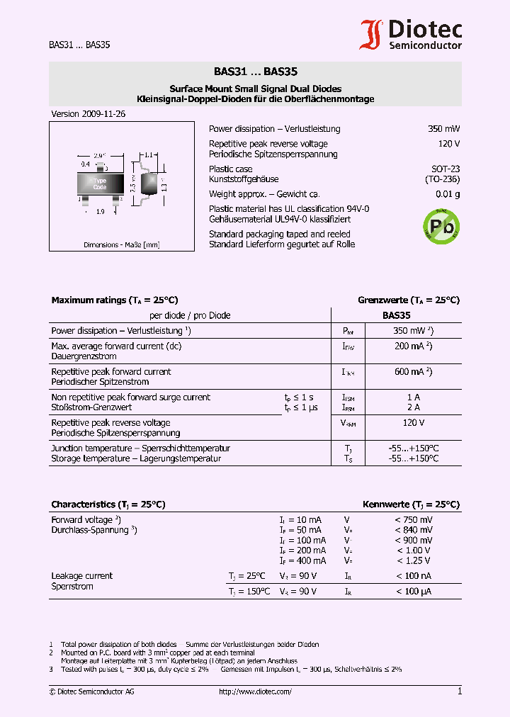 BAS31_7703693.PDF Datasheet
