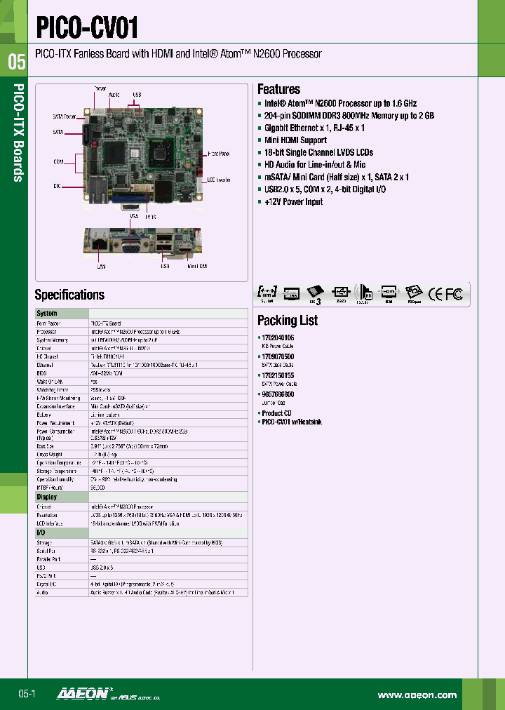 PICO-CV011308_7703767.PDF Datasheet
