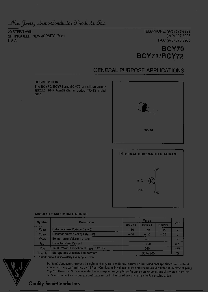 BCY70_7704878.PDF Datasheet
