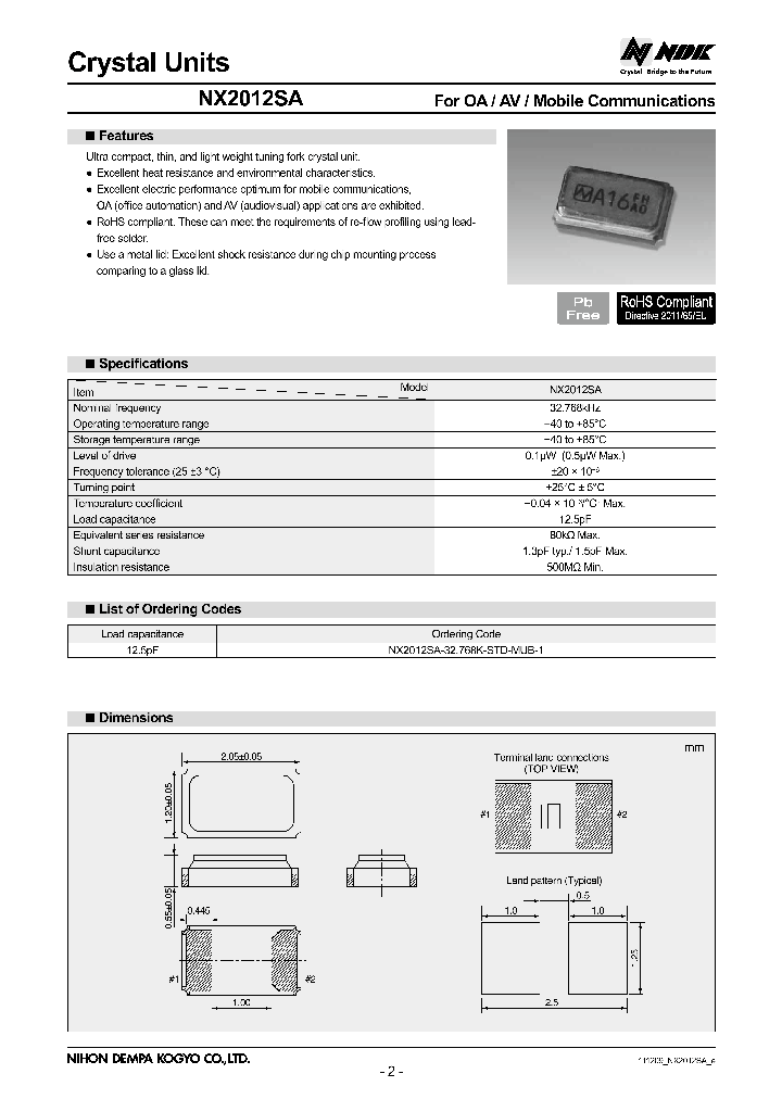 NX2012SA_7705350.PDF Datasheet