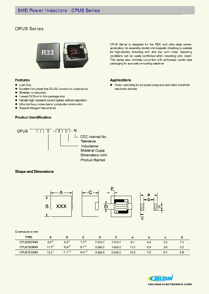 CPUS0807MN-1R5M-N_7706014.PDF Datasheet