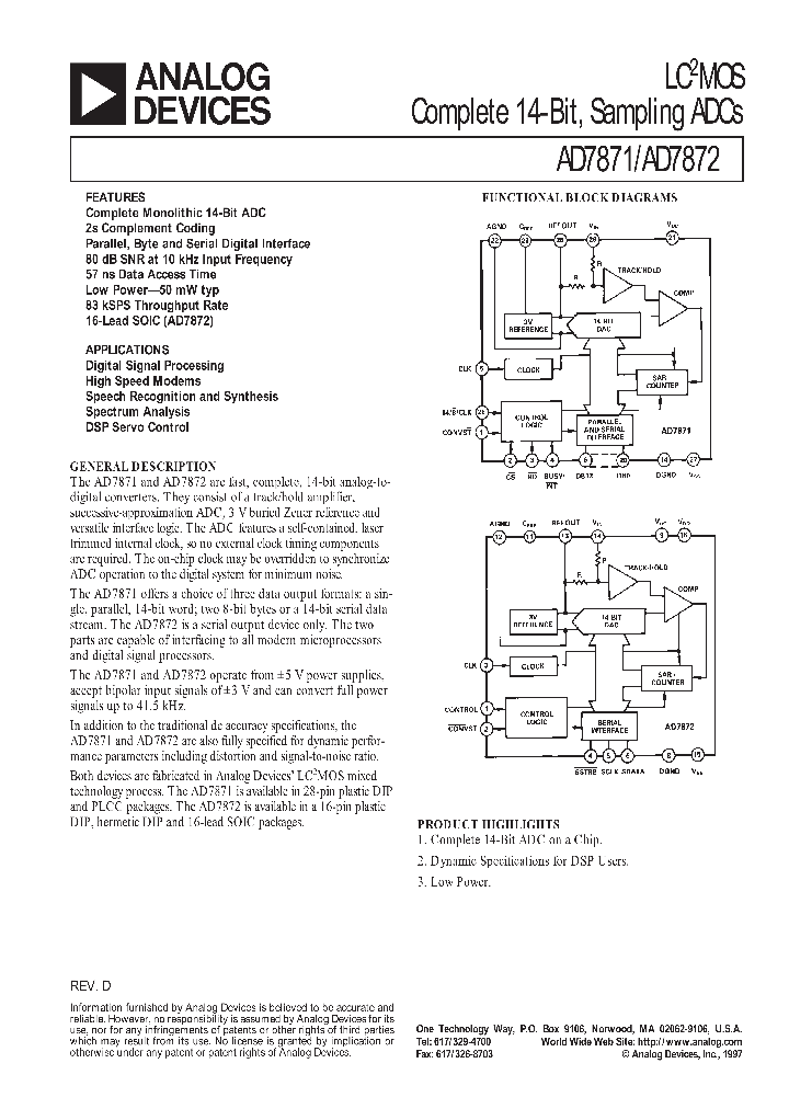 AD7871AN_7706092.PDF Datasheet