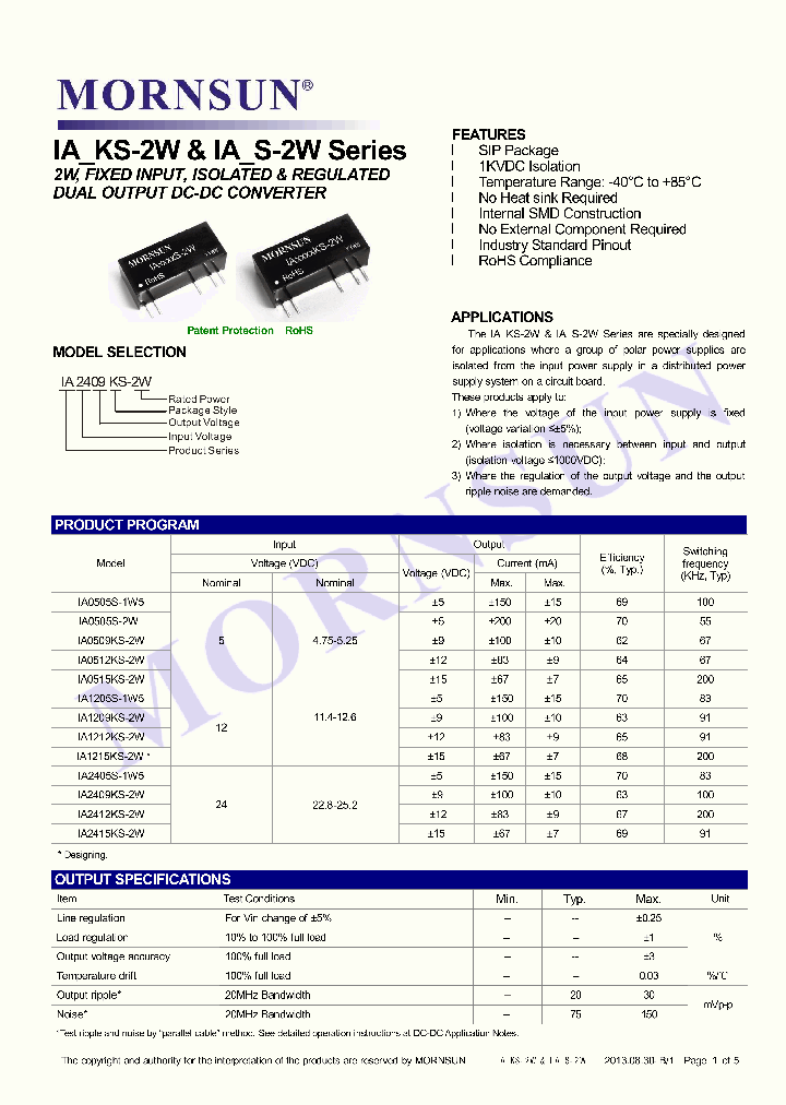 IA0512KS-2W_7707563.PDF Datasheet