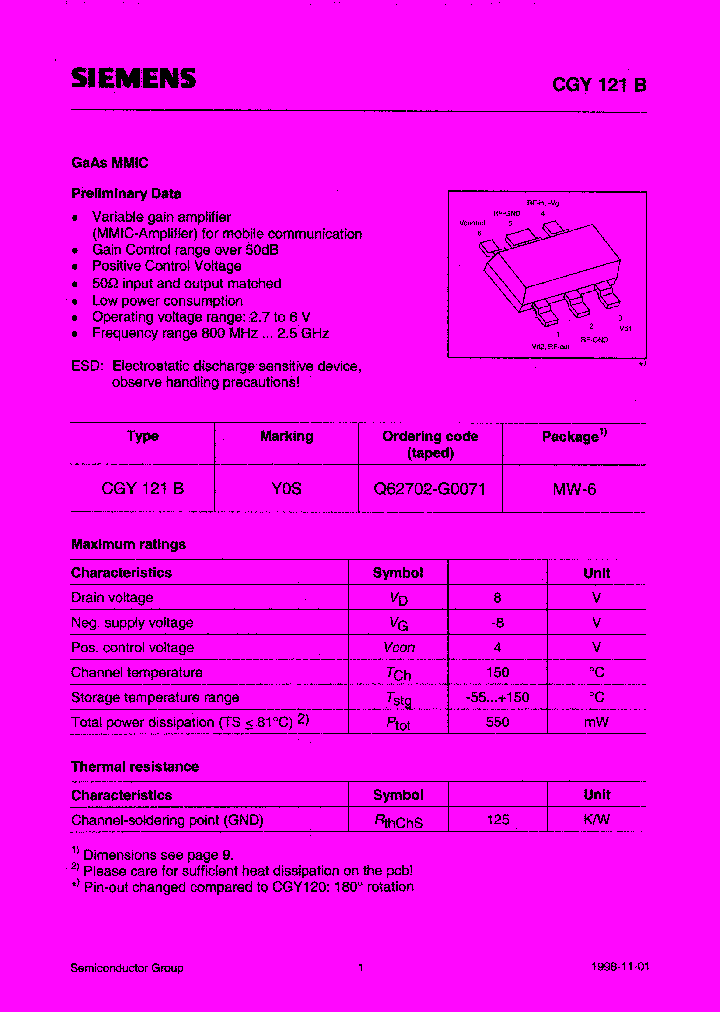 CGY121BE6327_7708780.PDF Datasheet