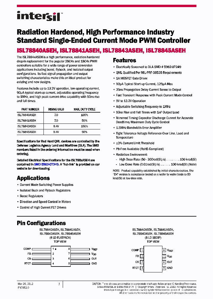 ISL78840ASEH_7709331.PDF Datasheet