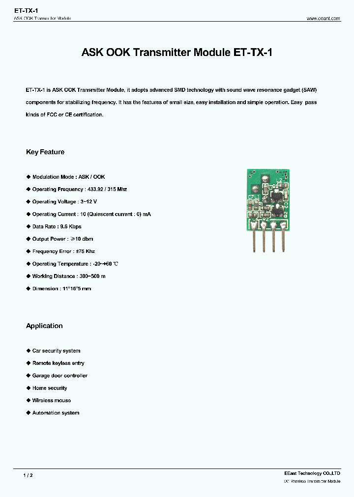 TX1_7709409.PDF Datasheet