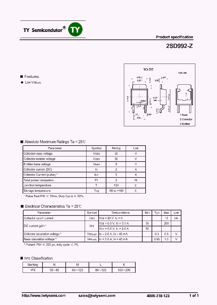 2SD992-Z_7711498.PDF Datasheet