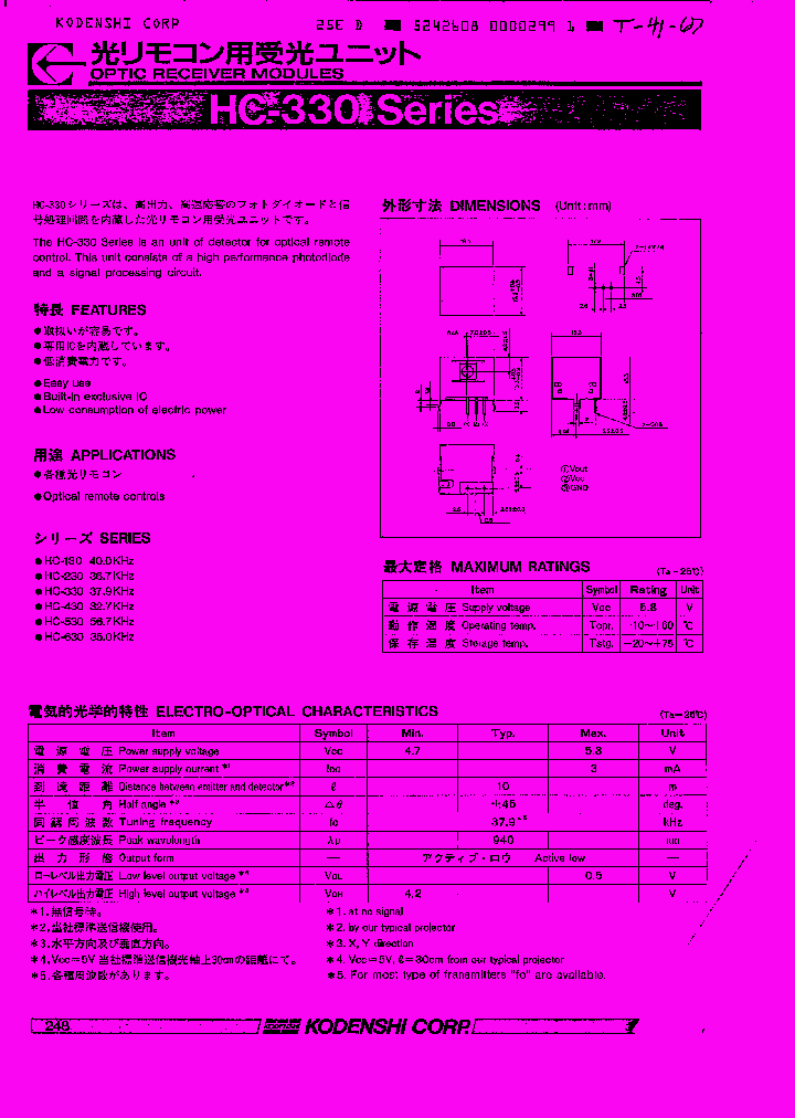HC230_7711887.PDF Datasheet
