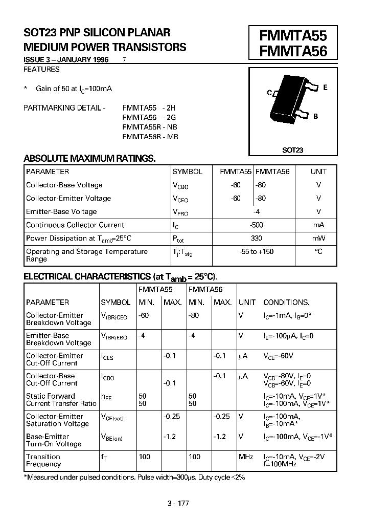 FMMTA55R_7712428.PDF Datasheet