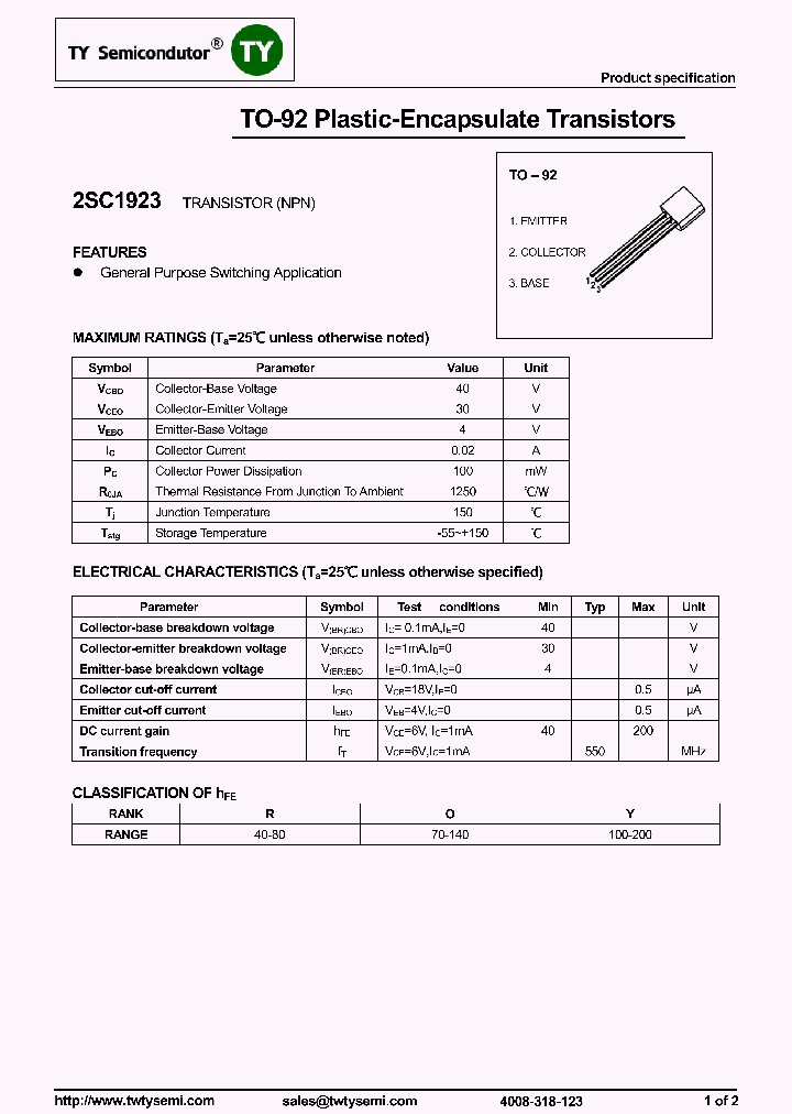 2SC1923_7713666.PDF Datasheet