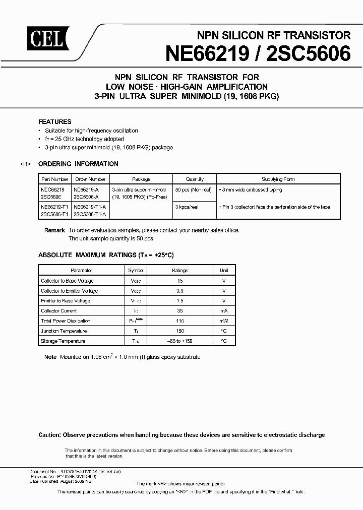 NEC66219_7714370.PDF Datasheet