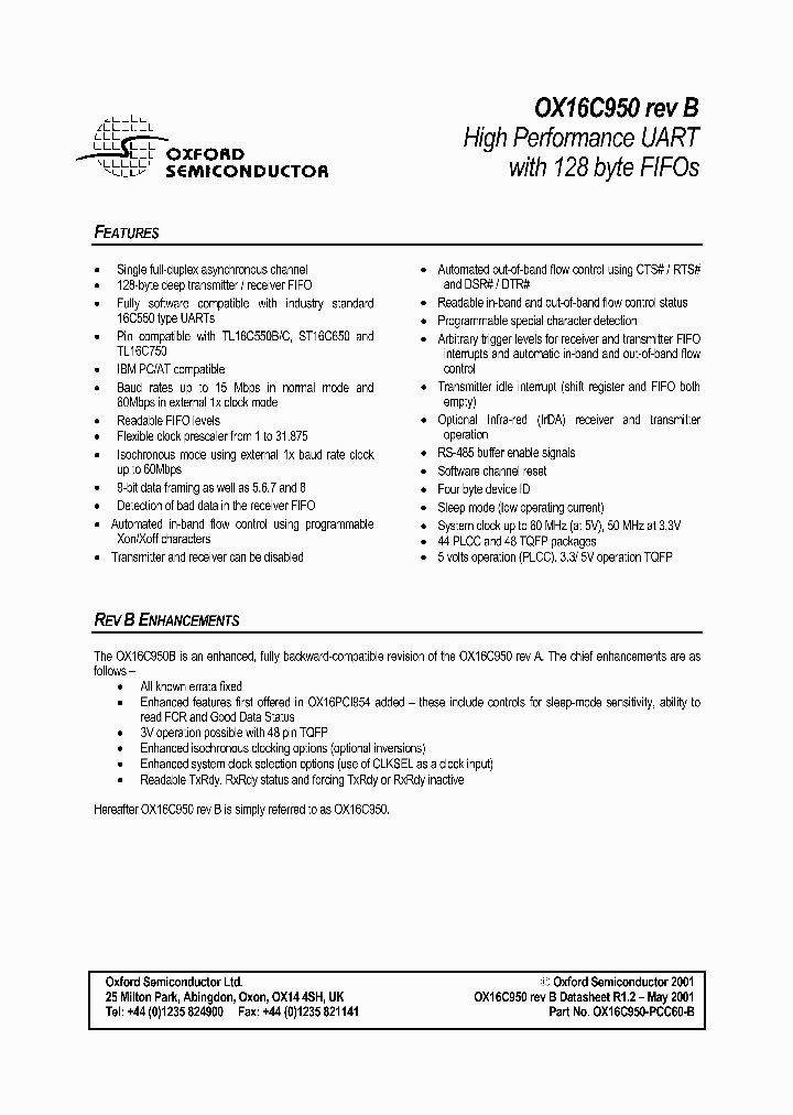OX16C950-PCC60-B_7715270.PDF Datasheet