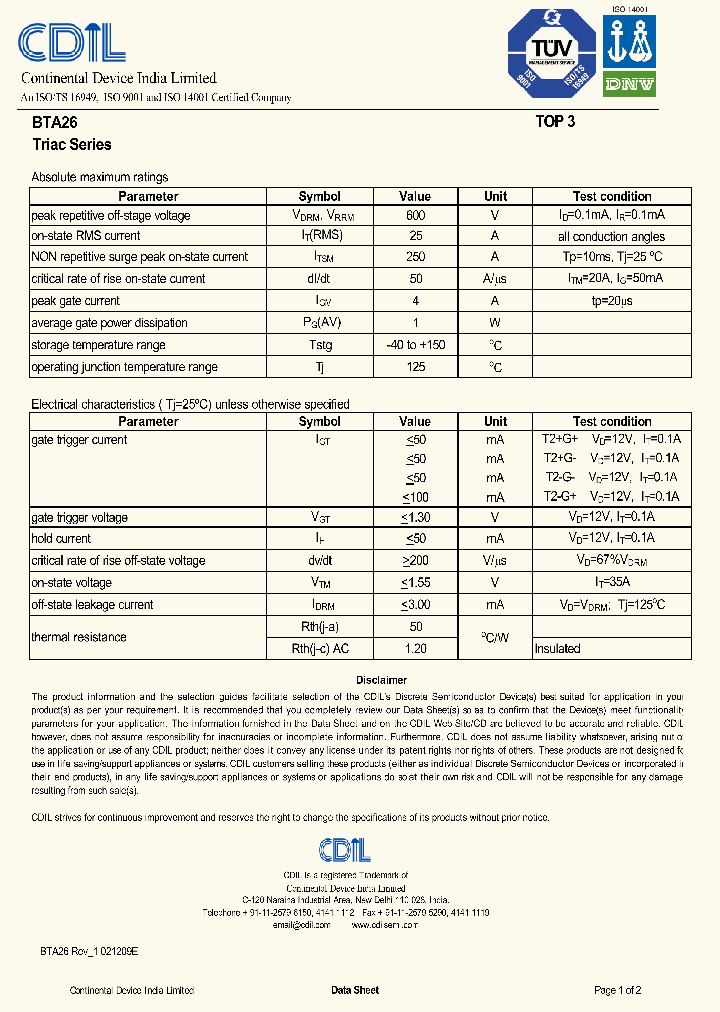 BTA26_7715565.PDF Datasheet