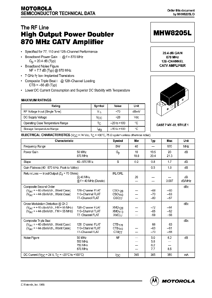 MHW8205L_7716054.PDF Datasheet