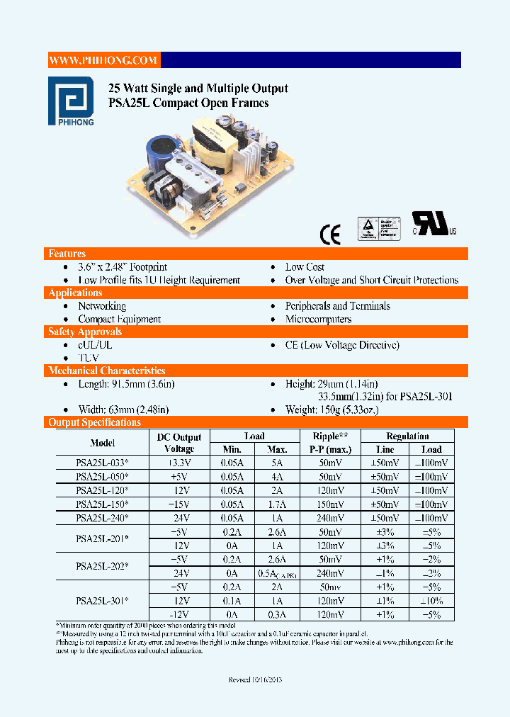 PSA25L-03314_7716561.PDF Datasheet