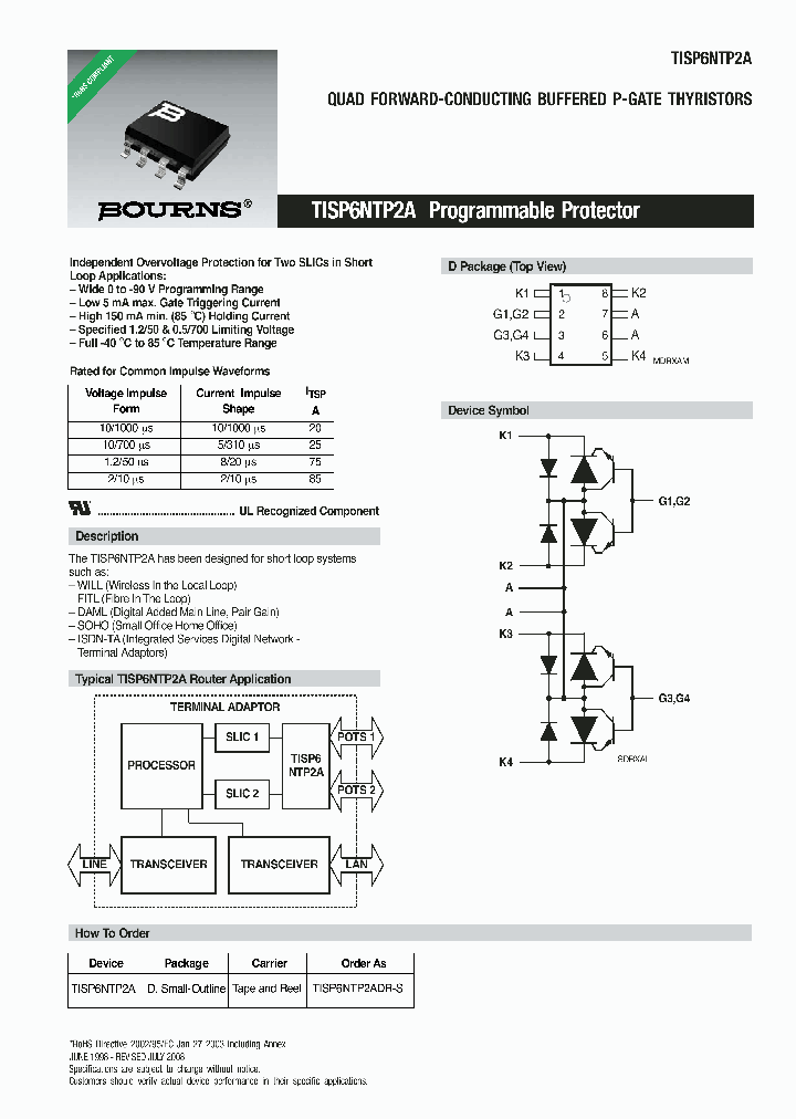 TISP6NTP2A08_7716702.PDF Datasheet