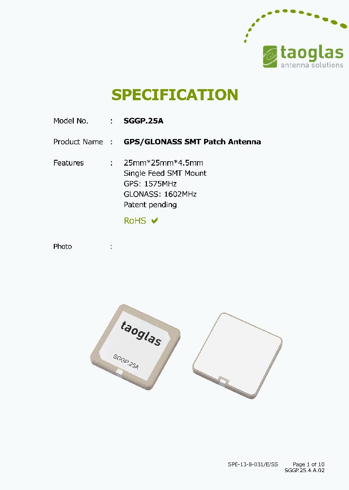 SGGP25A_7717414.PDF Datasheet