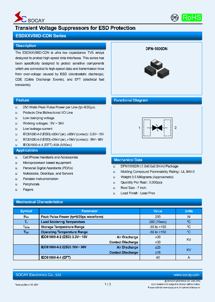 ESD18V88D-CBP_7717512.PDF Datasheet