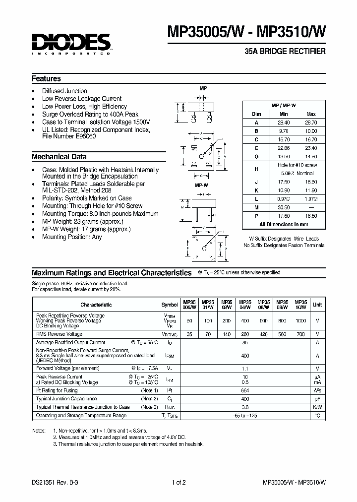 MP3506W_7717740.PDF Datasheet