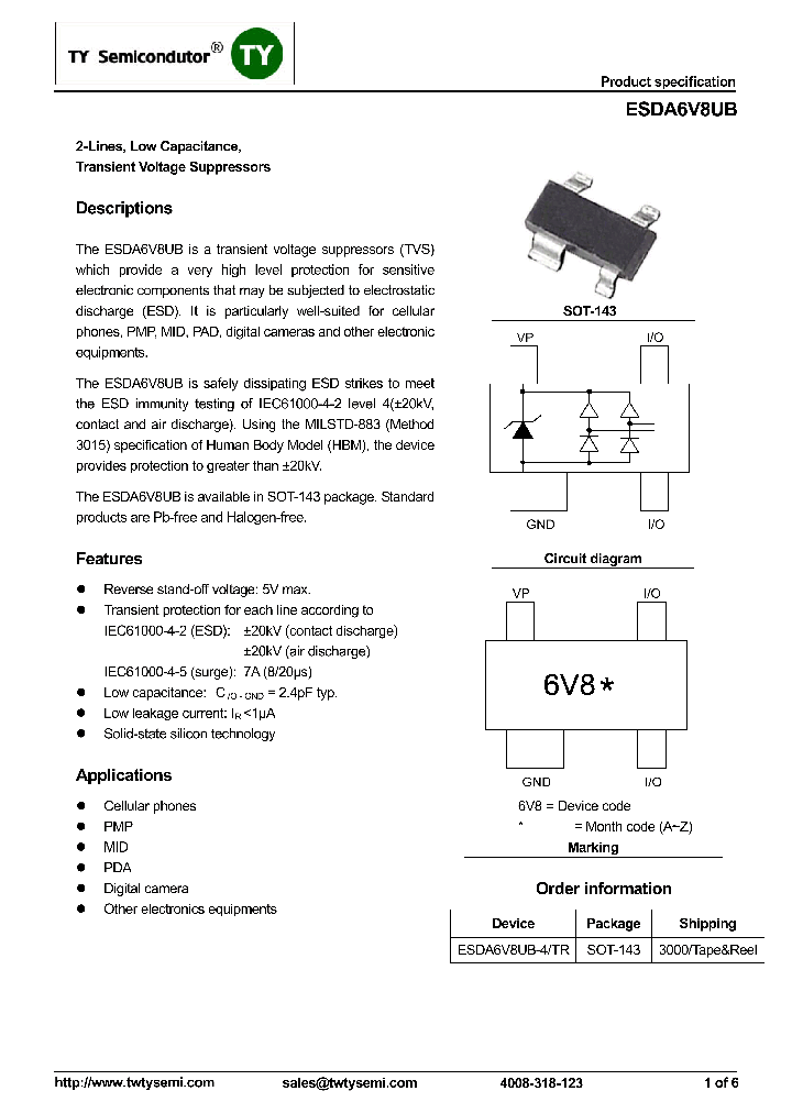 ESDA6V8UB_7717911.PDF Datasheet