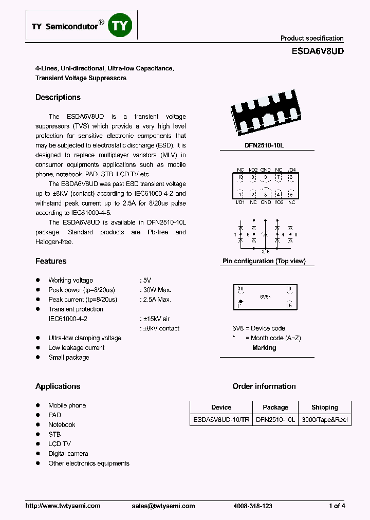 ESDA6V8UD_7717912.PDF Datasheet