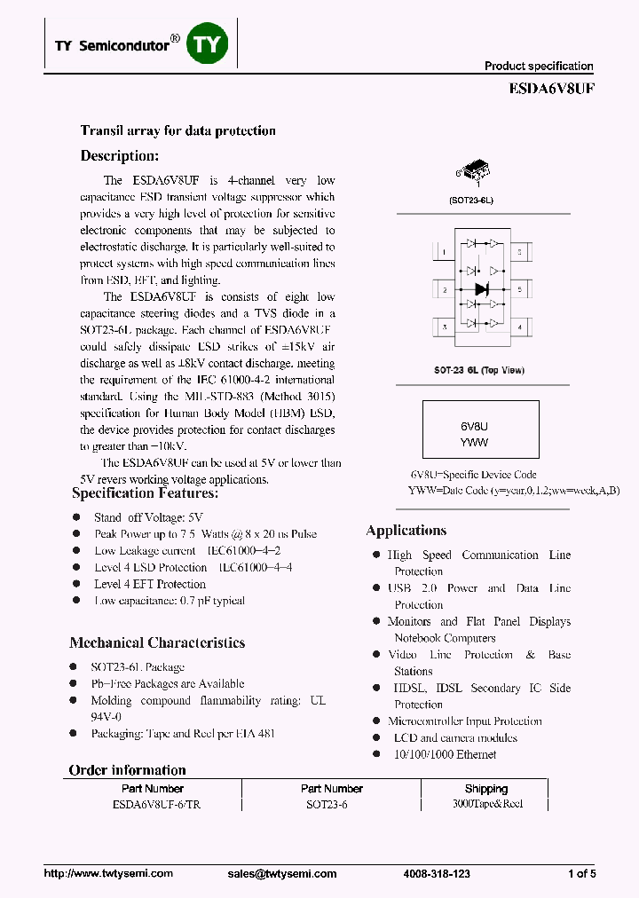 ESDA6V8UF_7717915.PDF Datasheet