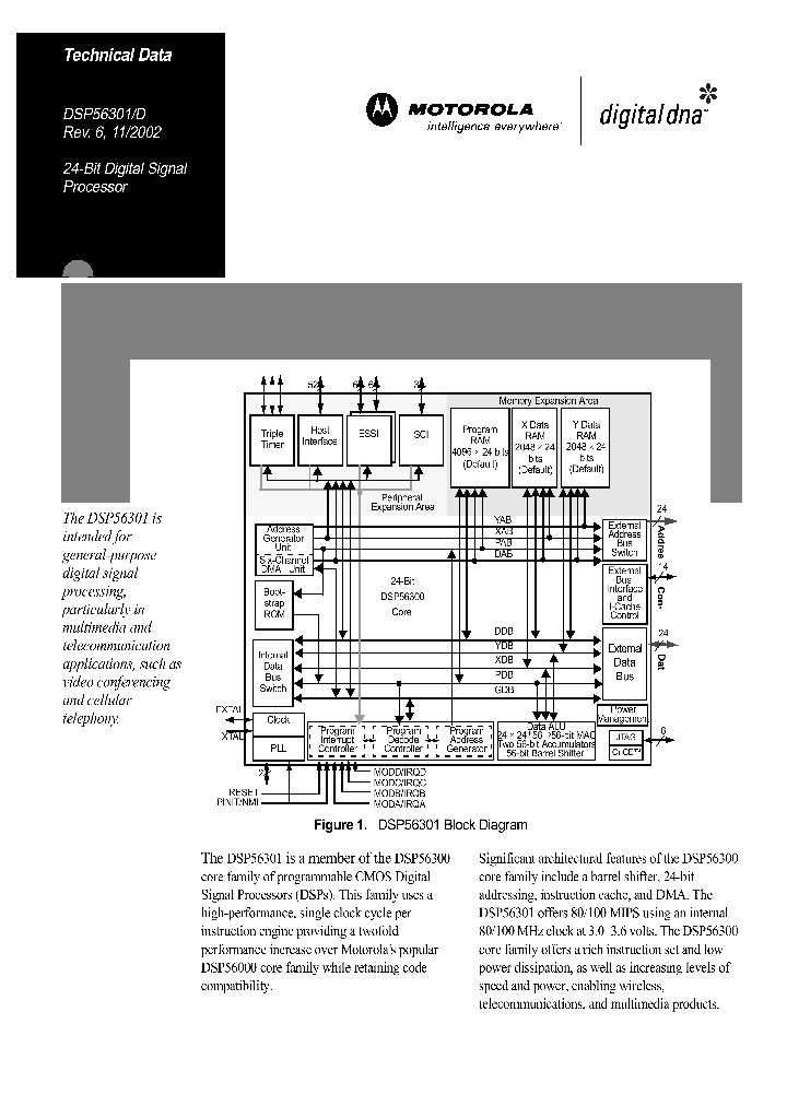 DSP56301PW80_7718952.PDF Datasheet