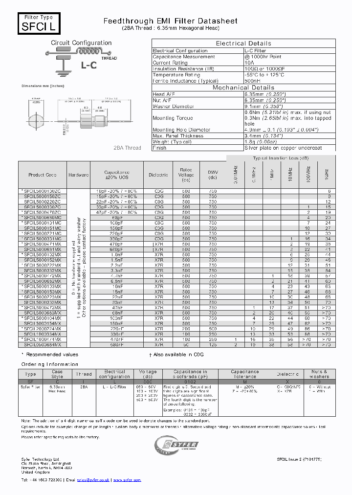 SFCIL1000334MX0_7719243.PDF Datasheet