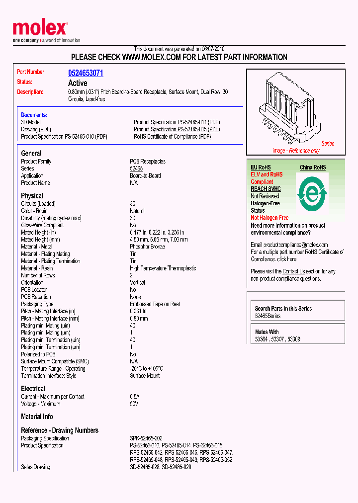 52465-3071_7720475.PDF Datasheet
