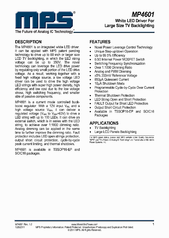 MP4601_7720607.PDF Datasheet