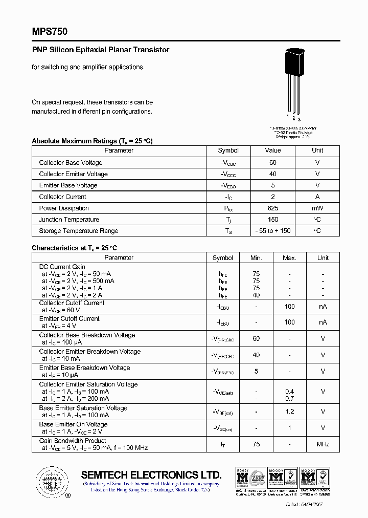 MPS750_7721970.PDF Datasheet