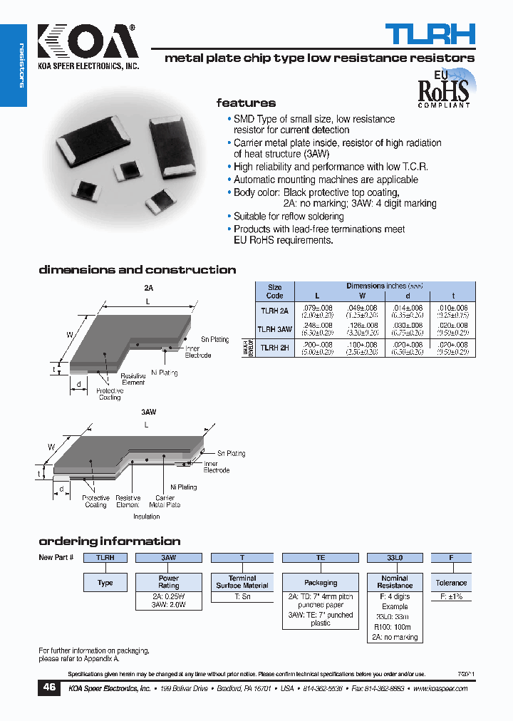 TLRH3AWTTE33L0F_7724483.PDF Datasheet